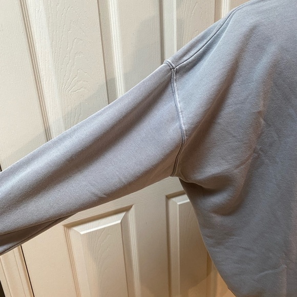 Light Gray Red Bronco Print Crewneck - Picture 2 of 5